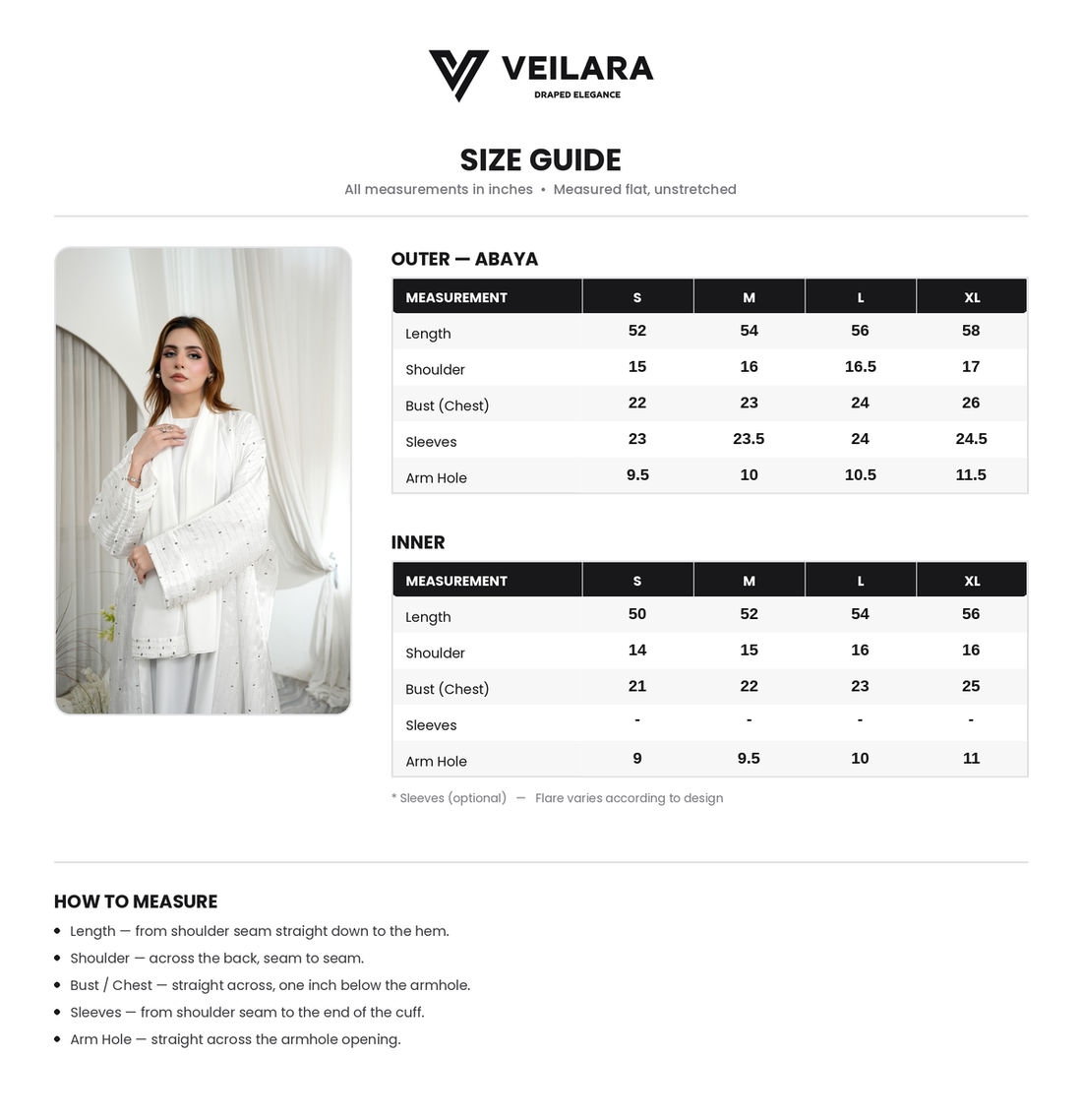 Abaya Size Guide: How to Choose the Right Fit