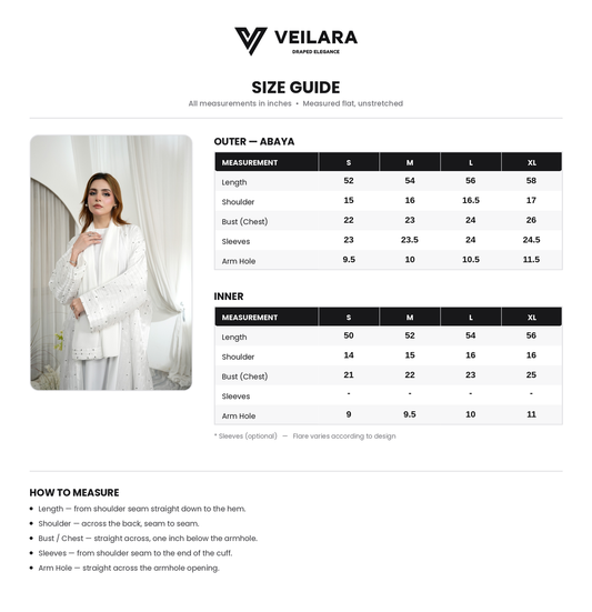 Abaya Size Guide: How to Choose the Right Fit